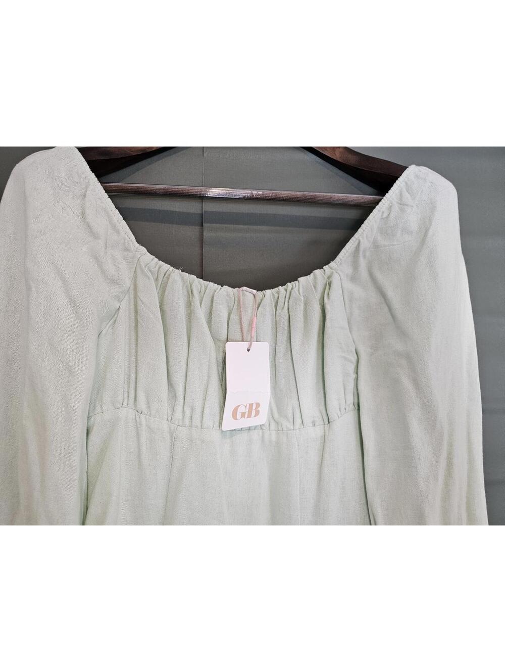 NWT GB Dress Green Womens Size S Long Sleeve